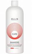 OLLIN, CARE, Шампунь, сохраняющий цвет и блеск окрашенных волос, 1000 мл
