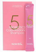 MASIL 5, Probiotics Color Radiance, Шампунь для окрашенных волос с защитой цвета, 8мл