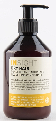 INSIGHT, DRY HAIR, Увлажняющий кондиционер для сухих волос, 400 мл