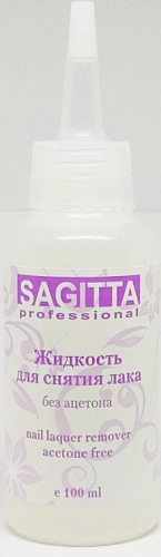 SAGITTA, Жидкость для снятия лака без ацетона, 100 мл, 30140 