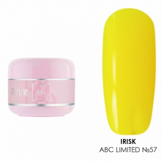 IRISK, ABC, Гель для моделирования ногтей №57 Neon Yellow (Color Limited collection), 15 мл