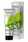 CONSLY, Балансирующая кремовая пенка для умывания с экстрактом зеленого чая, 100мл