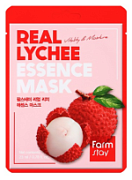 FARMSTAY, Тканевая маска для лица с экстрактом личи, 23 мл