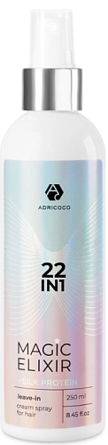 ADRICOCO, MAGIC ELIXIR, Мультифункциональный крем-спрей для волос 22 в 1, 250 мл