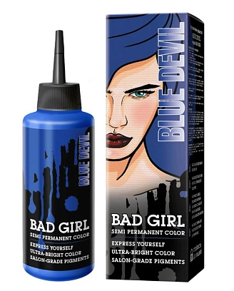 BAD GIRL, Оттеночное средство, синий, Blue devil, 150 мл