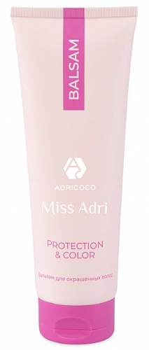 ADRICOCO, Miss Adri, Protection & color, Бальзам для окрашенных волос, 250 мл