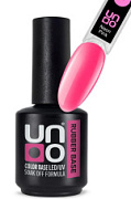 UNO, RUBBER, Камуфлирующее базовое покрытие для гель-лака, Neon Pink, 12 г