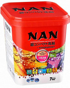 NAN, Концентрированный стиральный порошок для цветного белья, 700 гр