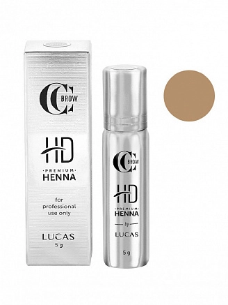 CC Brow, Хна для бровей Premium henna HD, Almond (миндаль) 5 гр.