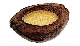 COCO-RICO, Свеча с цитронеллой, в натуральном кокосе TLCIT3