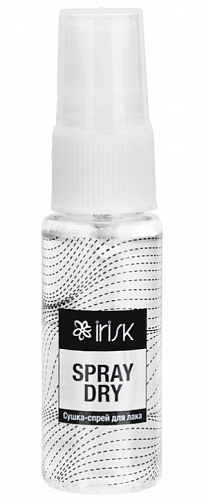 IRISK, Супербыстрая сушка-спрей для лака, Spray Dry, 20 мл, С100-23