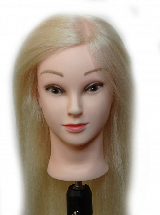 PROFZAL, WR003 Голова манекен блондинка , 100% натур. волос, длина 60 см