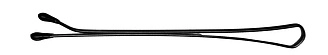 DEWAL, Невидимки черные, прямые 40 мм, SLN40P-1/60, (60 шт/упак)
