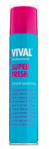VIVAL, Сухой шампунь Super Fresh, 75 мл