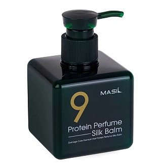 MASIL 9, Protein Perfume Silk Balm, Несмываемый протеиновый бальзам для поврежденных волос, 180 мл