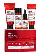 SOME BY MI, Snail Truecica Miracle Repair Starter Kit, Набор: тонер, сыворотка, крем для лица, гель, 30 мл+30 мл+10 мл+20 г