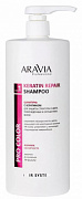 ARAVIA PROFESSIONAL, Шампунь с кератином для защиты структуры и цвета поврежденных и окрашенных волос Keratin Remedy Shampoo, 1000 мл