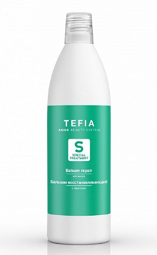 TEFIA, Special Treatment Бальзам восстанавливающий для волос с кератином Balsam repair 1000 мл