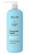 OLLIN, ULTIMATE CARE, Восстанавливающий кондиционер для волос с церамидами, 1000мл