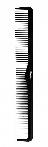 KAPOUS, Расческа парикмахерская «Carbon fiber», 181*24 мм